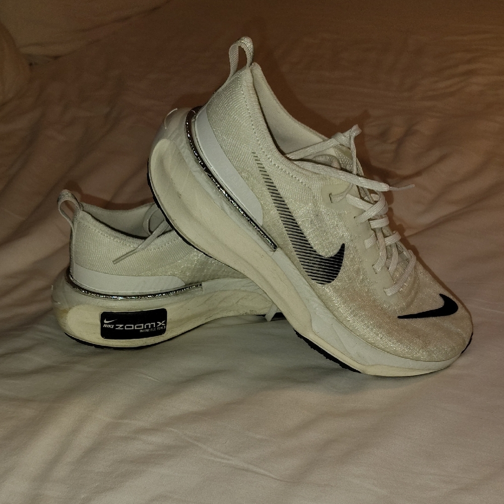 Nike White Cream & Black ZoomX Sneakers